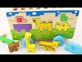 Wooden Animal Shape Sorting Truck Zoo Animal Transporter Toy