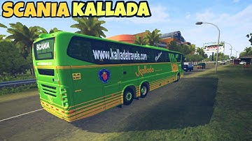SCANIA KALLADA Bus Mod in Bus Simulator Indonesia - Bussid Bus Mod - Bussid Car Mod - Bussid Truck