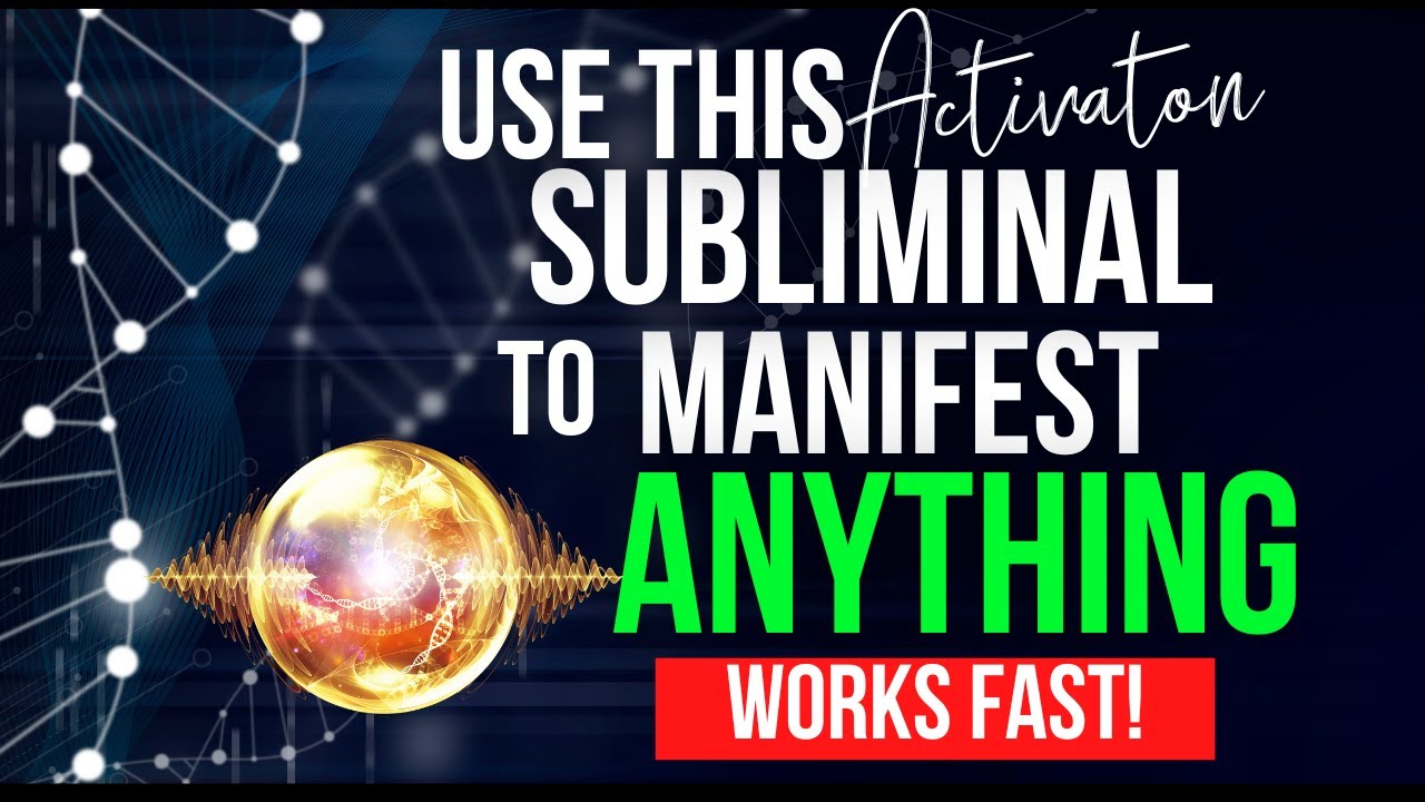 This Goes Straight To Your Subconscious Mind   Subliminals For Manifestation