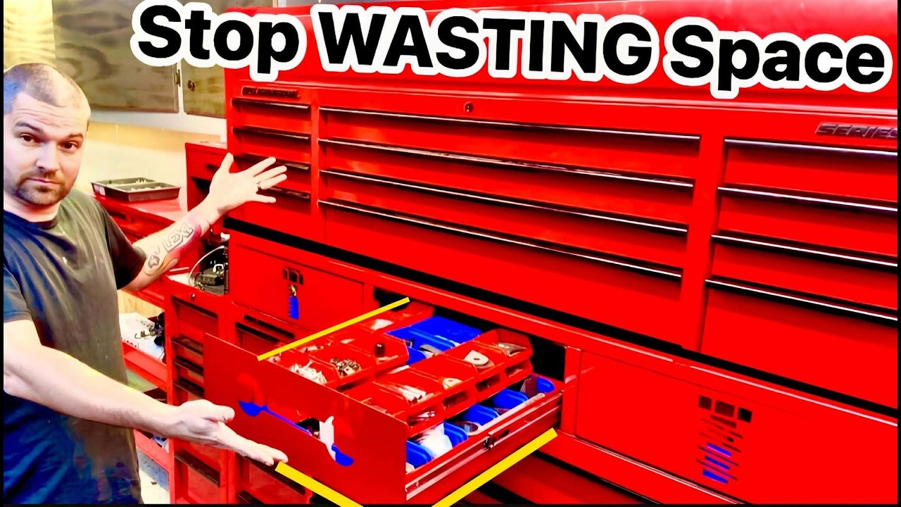 STOP Wasting Space on Harbor Freight Double Drawer Mod (I Built a Better One)
