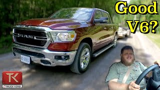 The BEST Daily Driver Pickup? 2020 Ram 1500 Big Horn V6 InDepth Review  Towing & Hauling Payload!