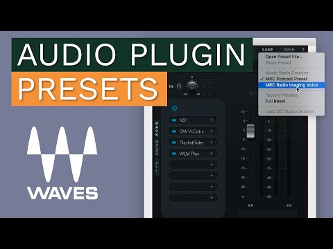 Waves StudioRack Presets for Podcasting and Radio Imaging