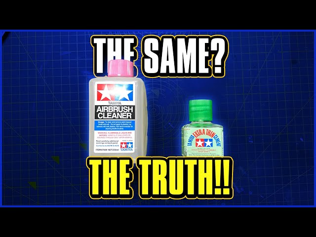 Tamiya Extra Thin Cement And Tamiya Airbrush cleaner - The Truth 