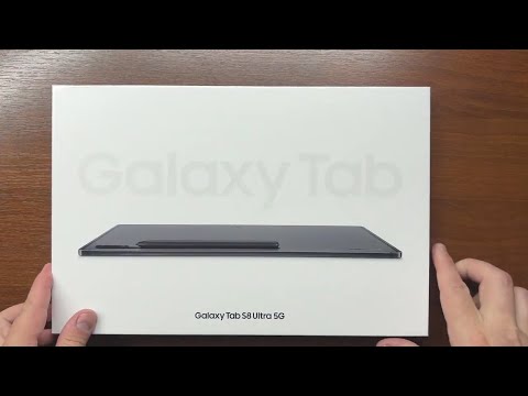 Samsung Galaxy Tab S8 Ultra 5G SM-X906 Unboxing - YouTube