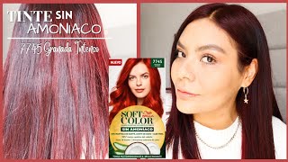 🍒 Trying out the AMMONIA-FREE Wella Soft Color 7745 Intense Pomegranate hair dye! ✨ screenshot 1