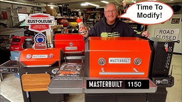Masterbuilt Gravity Series 1150 Charcoal Grill / First Modifications! / Temp Probes and Paint!