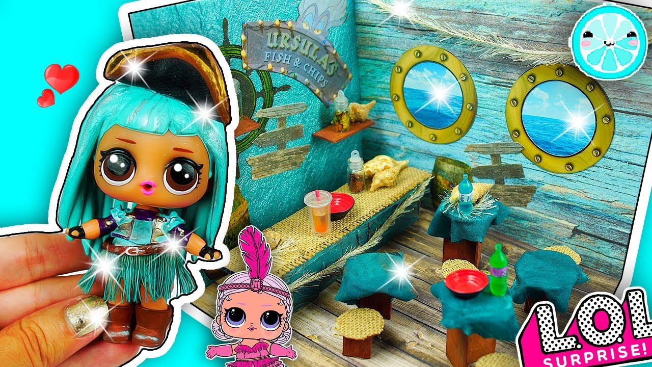 DIY UMA Descendants 2 DOLLHOUSE ROOM For LOL Surprise Dolls LPS  DIY UMA Descendants 2 DOLLHOUSE ROOM For LOL Surprise Dolls LPS