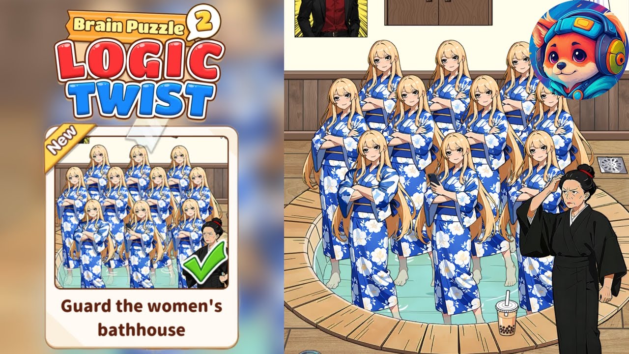 MAN LAWS and Woman Rules ボードゲーム Brain Puzzle 2: Logic Twist guard the women's bathhouse help the