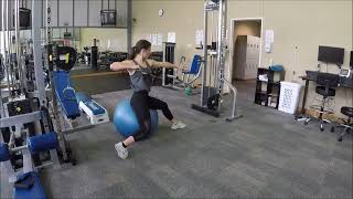 Seated Contralateral Cable Pull