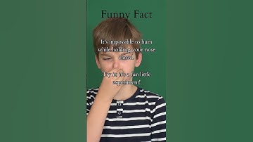 Hum while holding your nose closed. #facts #nose #hum