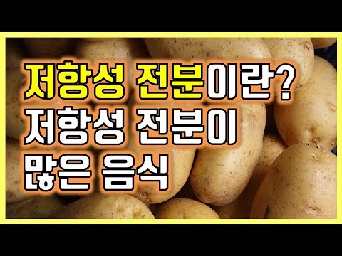 저항성 전분이 많은 음식｜저항성 전분이란?