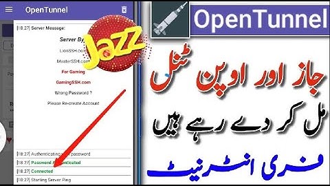 Open Tunnel VPN Today New File 2022 | Jazz new VPN Today 2022 new