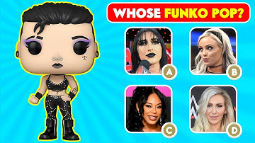 99% Fail to Guess These WWE Female Wrestlers by Funko Pop!🎀🎯 Rhea Ripley, Iyo Sky, Bianca Belair