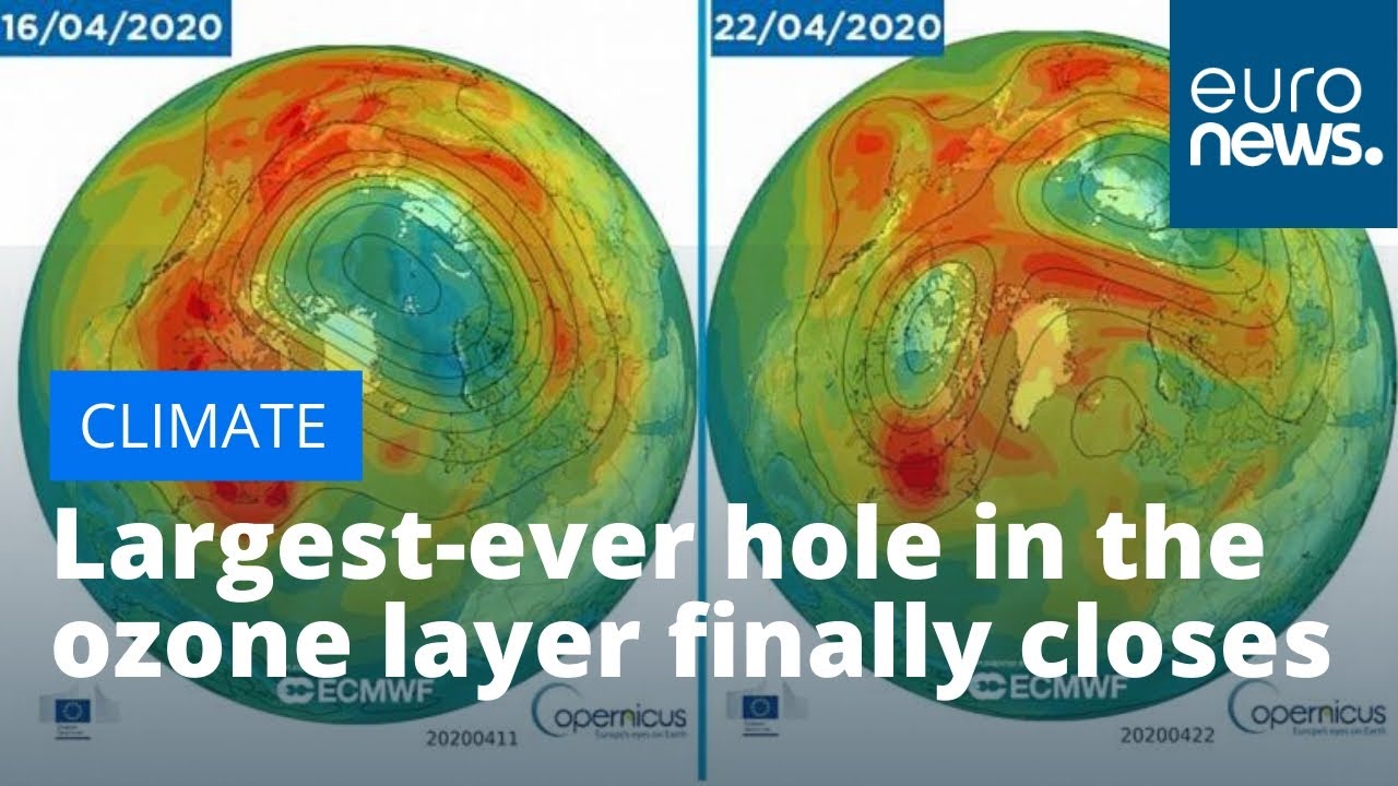 Largest-ever hole in the ozone layer above Arctic finally closes | Euronews