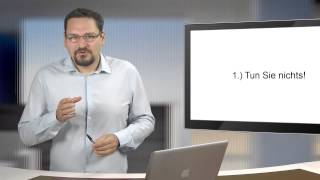 Programmieren lernen -- effizienter Code Tutorial: Regel 1: Tun Sie nichts! |video2brain.com