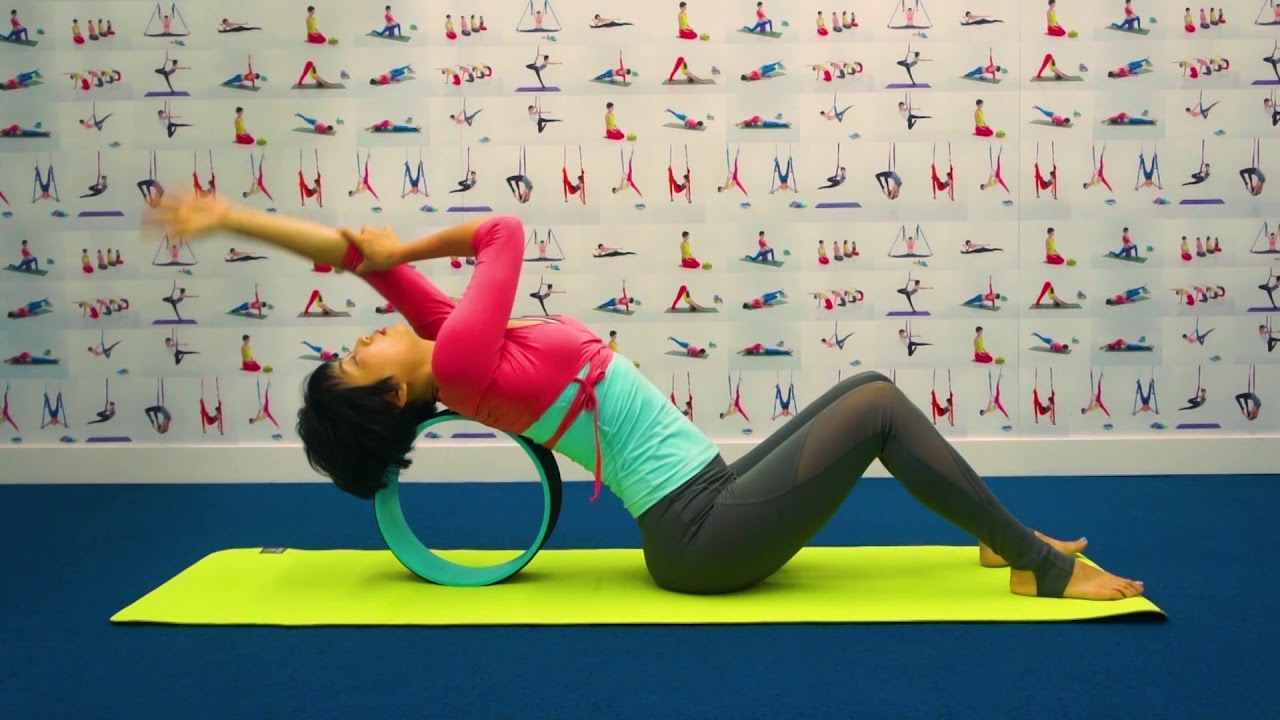 Alive Yoga Amy導師的瑜伽輪教學示範 Part 2 YouTube