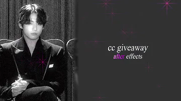 cc giveaway | after effects