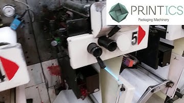 VIDEO PRINTICS U36160419 NILPETER FA3300 8 COLOR UV COMPLETE MANUFACTURING LINE FOR LABELS