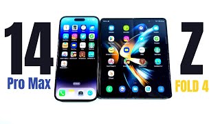 iPhone 14 Pro Max vs Galaxy Z Fold 4 Speed Test!