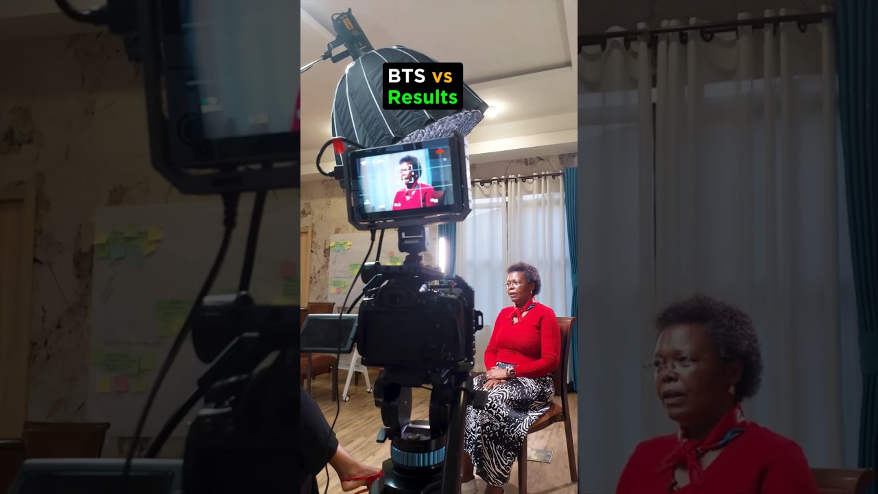 Showing Before and After on Interview Setup!