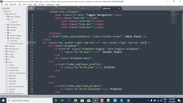 4-Creating Navigation Menu In Admin Panel | Multivendor E-Commerce Website PHP | Section 3