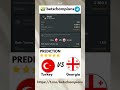 Turkey vs Georgia Match Prediction | BTTS Tips ⚽