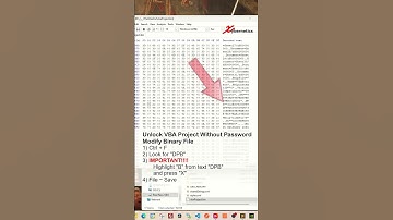 Remove VBA Password | How to unlock Protected Excel VBA Project and Macro codes without password