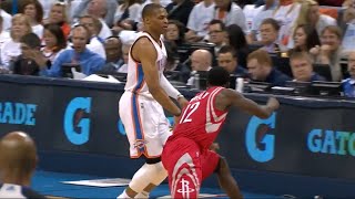 Patrick Beverley Dives into Russell Westbrook&#39;s Knee (Torn Meniscus)