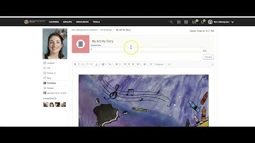 Creating a Digital Portfolio in Schoology