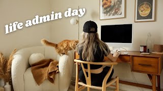 getting my life together | productive life admin day after a slump