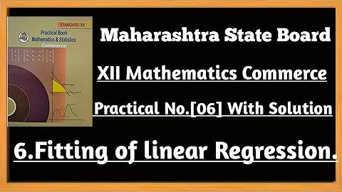 12th (Commerce) Practical No.6