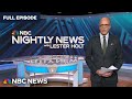 Nightly news full broadcast  jan 24