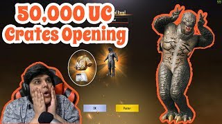 50,000 UC Crates Opening | Pubg Mobile | Cosmic YT