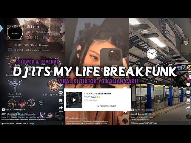 DJ ITS MY LIFE BREAKFUNK (SLOWED & REVERB) VIRAL DI TIKTOK YG KALIAN CARI ‼️ class=