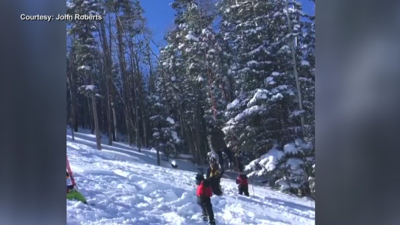 Ski lift gets stuck at Pajarito Mountain Ski Area on Opening Day YouTube