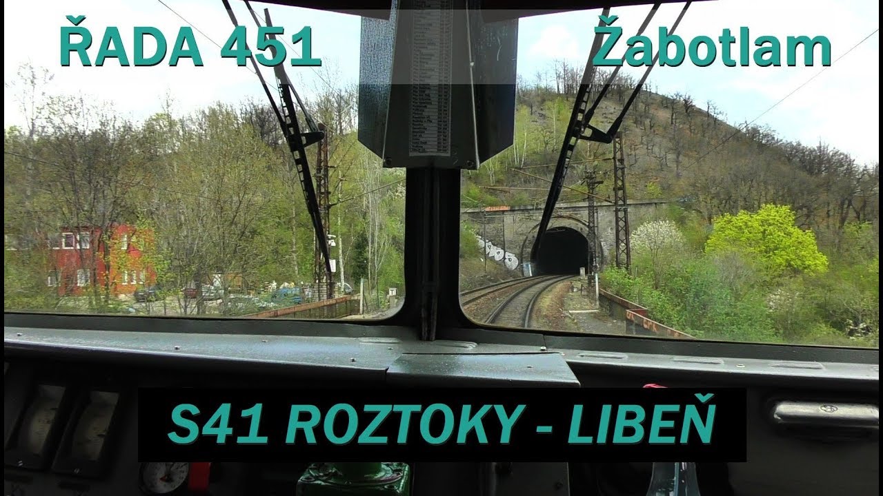 Řada 451: Cabview Roztoky-Libeň s jednotkou 451.060/095 | Vintage electric unit cabview
