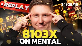 🟥REPLAY: 8000X MENTAL WIN WITH GOOD VIBES & SLOTS W/DAVID