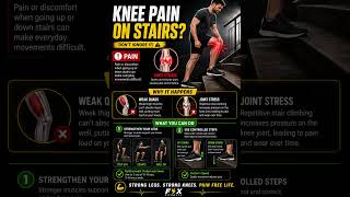 Knee Pain On Stairs? ⚠️ Fix It Before It Gets Worse |FitVoltX #shorts