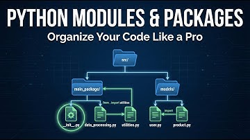 Python Modules & Packages: Organize Your Code#Python #Programming #SoftwareDevelopment #Coding