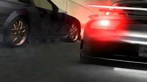 NFSU2 crash causing my RX-7 to do a high spin - camera A