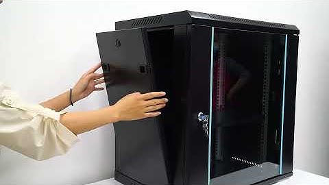 12u 15u Server Rack Enclosure 19  Rack Server Glass Wall Cabinet