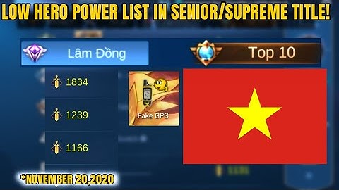 EASY TOP 1 SENIOR|SUPREME TITLE!! FAKE GPS 2020