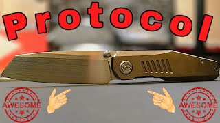 They Hit A Home Run Kb Knives Protocol - Review