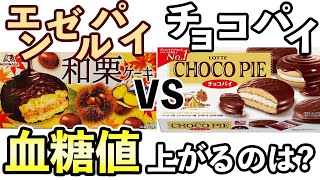 #192 エンゼルパイVSチョコパイ！血糖値を上昇させるのは？