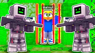 Ontsnappen Uit De Robot Zijn Gevangenis In Minecraft