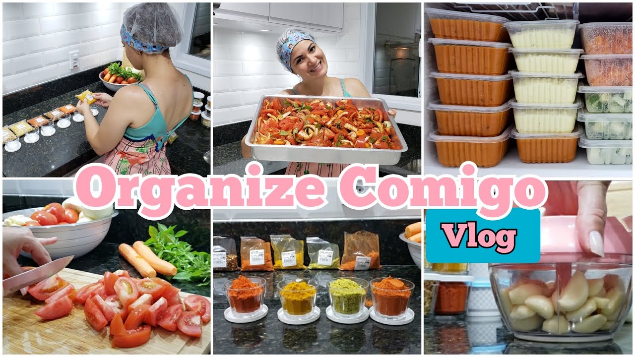 ORGANIZEI OS TEMPEROS | MOLHO DE TOMATE CASEIRO | PURÊ DE BATATAS PARA CONGELAR | GRANITO INSTALADO