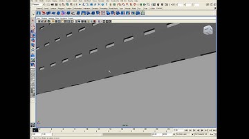 Modeling blinds in Autodesk Maya