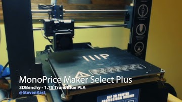 MonoPrice Maker Select Plus 3D Printer Time Lapse (3DBenchy)