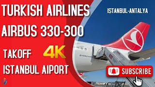 Turkish Airlines Takeoff From Istanbul New Airport