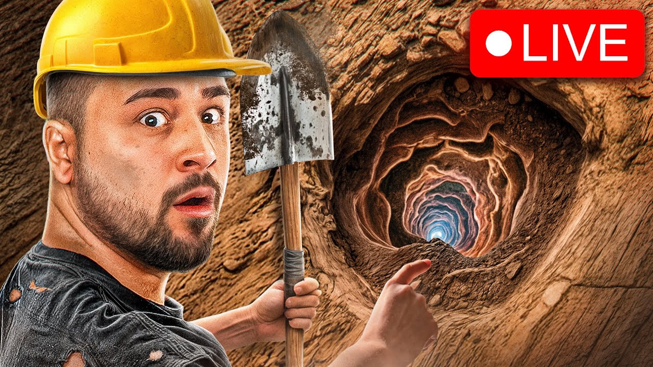 [LIVE 🔴] ICH GRABE EIN LOCH in meinem Garten (A Game about digging a hole)